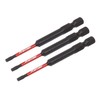 Sealey 3pc 75mm TRX-Star* T10 Impact Power Tool Bit Set