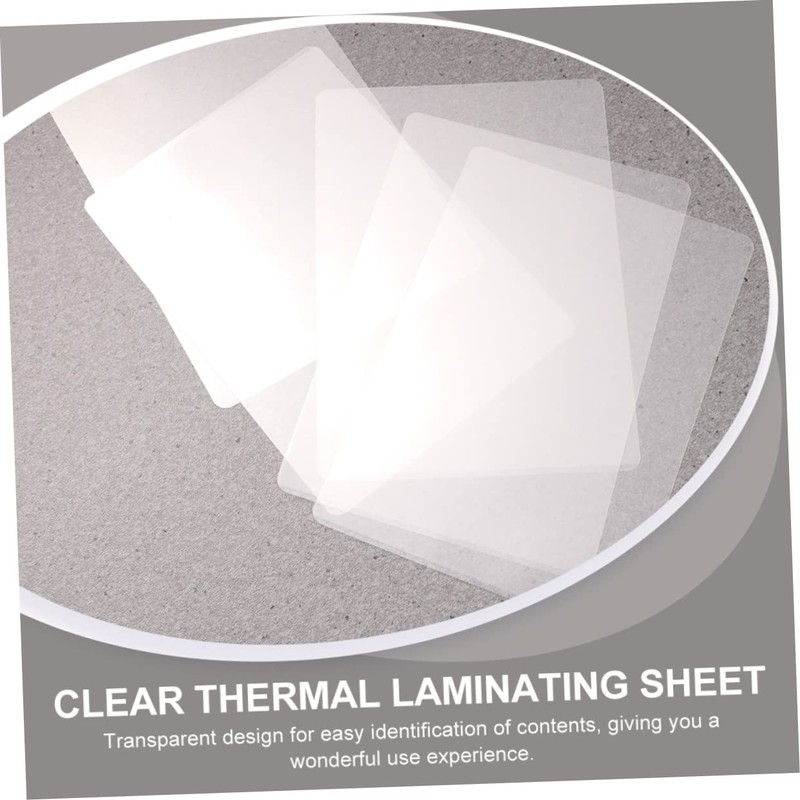 DOITOOL 300Pcs Thermal Laminating Sheets for Photos Protection Film Clear