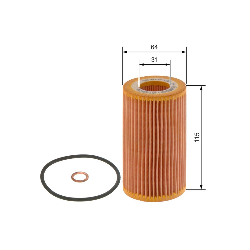 Bosch 1457429119 Oil-Filter Element