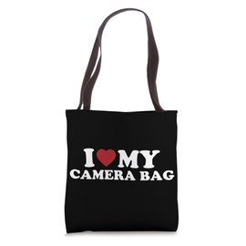 I Love My Camera Bag Photography Tote Bag