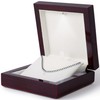 Necklace Box with LED Light – Small Jewelry Display Case