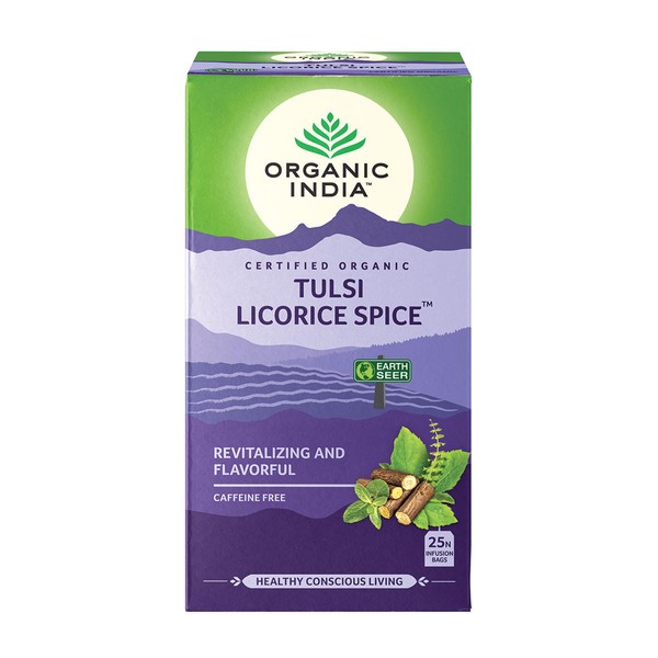Organic India Tulsi Licorice Spice Tea - 25 infusion bags