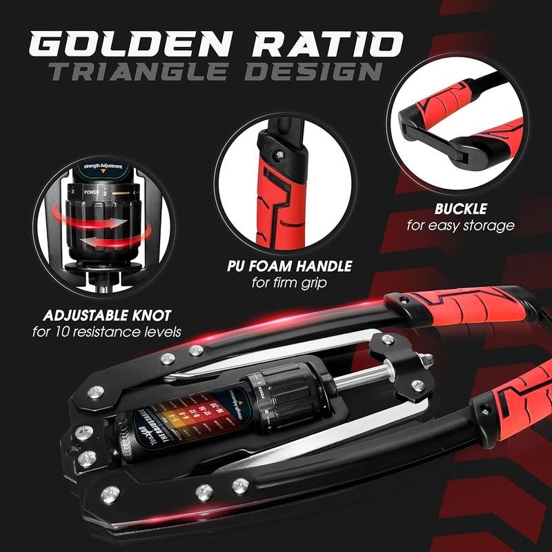 Yes4All Twister Arm Exerciser Adjustable 22-440lbs Hydraulic Power Chest Exerciser