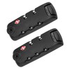 Zoofen 2 Pack Luggage Lock TSA007 Security Lock Luggage Suitcase
