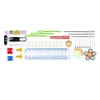 Crochet Hooks Set Colorful Ergonomic Handle Portable Metal Knitting Needles