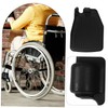 SAFIGLE 1 Pair Sturdy Wheelchair Footrest Replacement Ergonomic Footplates for