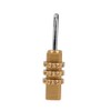 Lock 10CA Candado de combinación programable para maleta, latón, 20