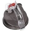 Dyson 916186-02, Lid, Clear/Gray Cyclone Cap DC25, Grey