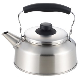 Yoshikawa YJ1815 Wide Mouth Kettle, Silver, 0.9 gal (2.6 L)