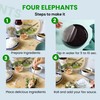 22CM Round Rice Paper Non-GMO | Pack of 3 (12