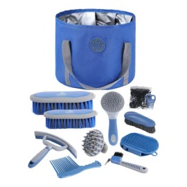 Kit De Aseo Para Caballos 9 Piezas Con Bolsa Organizadora