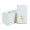 Luxe Party 56 Pack Monogram Napkins, Letter K Initial, Disposable,