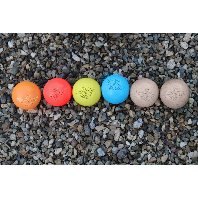 Engelhart - 2 Natural and 4 Beautiful Colourful Wooden Target