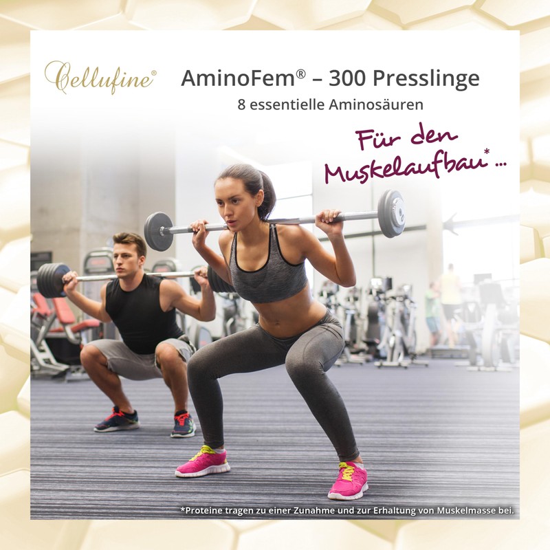 Cellufine® AminoFem® 300 Vegan Pellets with 8 Essential Amino Acids