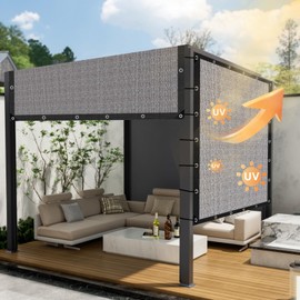 BXAEYIPOR Sun Protection, 85% Shading Rate, UV-Resistant, Awning with Edging with Eyelets, Easy Hanging, Shade Net for Car, Garden, Greenhouse, Camping