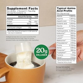 Bulletproof Collagen 18g Protein Powder, 8.5 oz, Unflavored