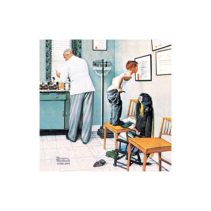 Norman Rockwell Famous Artwork Cleaning Cloth "Before The Shot"