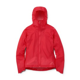 Rab Women's Phantom Jacket - Ultralight Waterproof Breathable Coat for Trail Running & Hiking - Hibiscus - Small