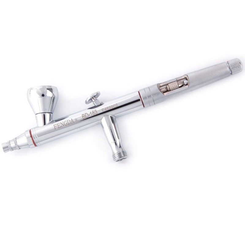 Fengda Airbrush FE-183K Precision Dual Action Airbrush Set for Gravity