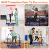 Rebounder Trampoline for Adults, 450/550 LBS Foldable Mini Trampoline