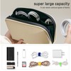 HRCOYES Waterproof Cable Organiser Bag, Travel Electronics Accessories Organizer, Compact