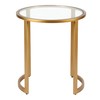 Mitera Round Nested Coffee Table in Brass