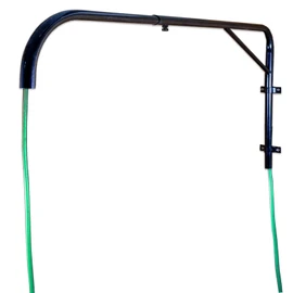 WGOHOSE Horse Wash Hose Boom Arm, Wall-Mounted 180° Swivel Spray Boom Fits Standard Garden Hose, Prevents Tangling & Trampling, Stable Washing Solution