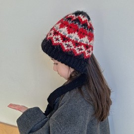 Kids' Korean Style Retro Balaclava for Fall/Winter lf3182 Free Size / S-Beige Strap 3ea