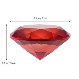 Holibanna Acrylic Diamond Gems Jewels Treasure 80mm Large Artificial Crystal Diamante Rhinestones Shapes Wedding Table Confetti Party Droplets