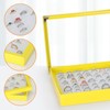 KUKUVR 100 Slots Ring Earring Holder Display Case, Velvet Jewelry