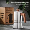 Cosumy Espresso Maker - Moka Pot 4 Cups (200ml) Induction-Safe