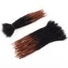 Orientfashion 8inch Textured Dreadlock Extensions Human Hair,0.6 Thickness Full Hand-made