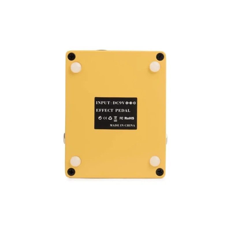 Caline American Sound Cp-55 Pedal Efecto Guitarra Bajo Color Amarillo