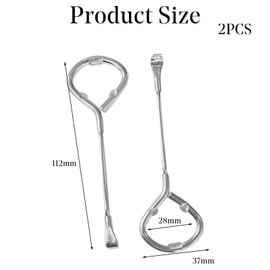 KinetiCore 2 Pack Paint Can Opener, Heavy Duty Alloy Steel 2 in 1 Paint Tin Opener with Bottle Opener, Rust-Proof for 5L Paint Cans, DIY Decorating & Professional Use