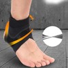 Adjustable Ankle Support Brace for Sports – Breathable Compression Wrap