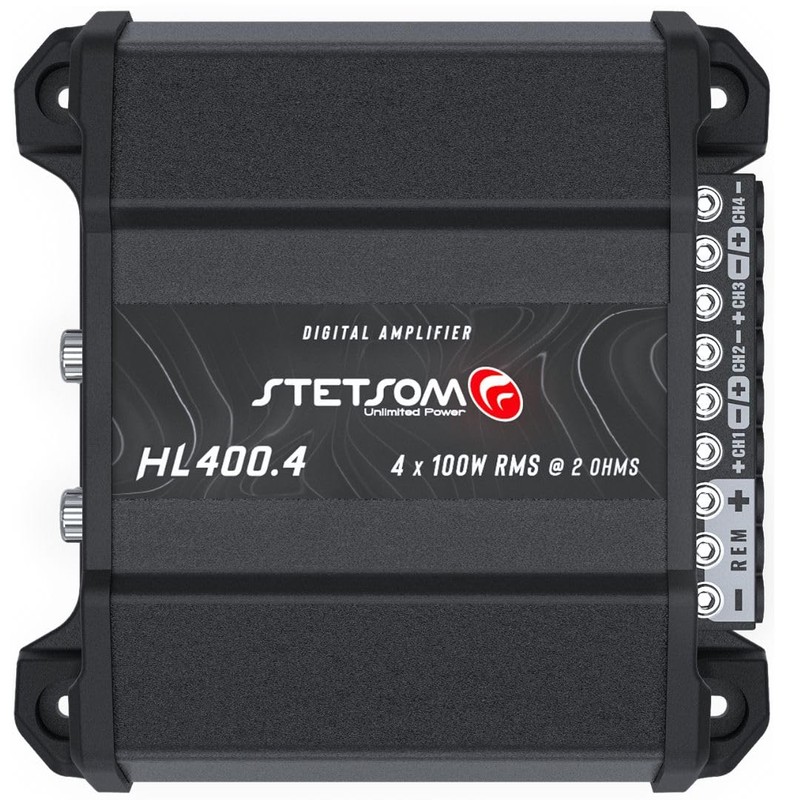 Stetsom HL 400.4 2 Ohms - Compact Digital 4 Channel