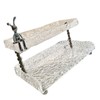 Bathroom Countertop Organizer Shelf 2 Tier Acrylic Water Wave Bathroom