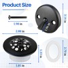 Trip Lever Bathtub Drain Kit with Strainer - No putty