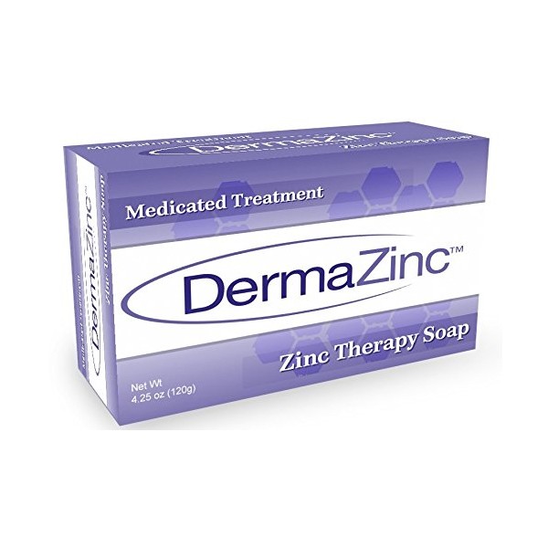 DermaZinc Soap - 4.25 Ounce (120 gram)