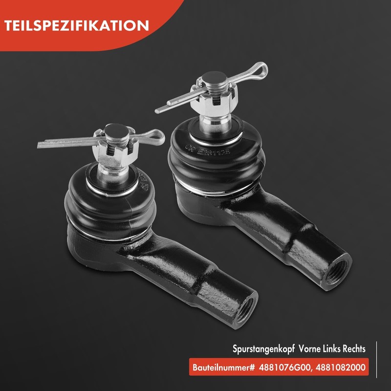 Frankberg 2 x Tie Rod End Front Axle Compatible with