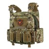 Tuxapo Tactical Molle Quick Release Buckles Vest with Triple mag