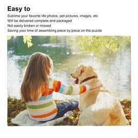 Blank Jigsaw Puzzle 6 Sets of Jigsaw Puzzle A5 Rectangle White Blank for Sublimation Hot Press for Painting and Designing Yourself 80 Pieces