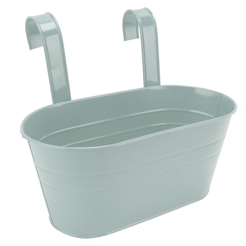 Hanging Flower Planter Iron Bucket Flower Pot Holder with Detachable