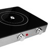 Brentwood Select TS-382 Double Infrared Electric Countertop Burner,1800-Watt, with Timer,Stainless