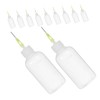 Gatuida 4sets Glue Dispenser Bottles Squeeze Dropper 50ml for Needle