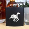 6oz (170ml) 'Running Greyhound' Pocket Hip Flask (HP00037806)