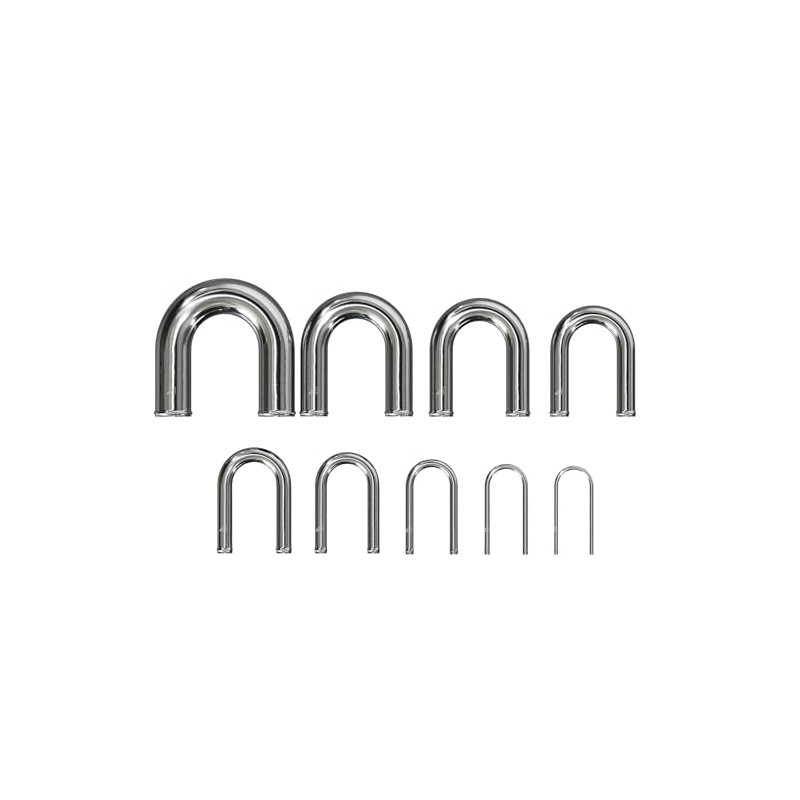 76mm (3 Inch) OD 180 Degree Elbow Aluminium Intercooler Pipe