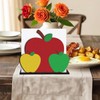 Apple Wooden Napkin Holder, Red Green Fruit Tissue Dispenser, Farmhouse