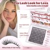 calphdiar Eyelash Clusters Wispy Lash Clusters DIY Eyelash Extensions