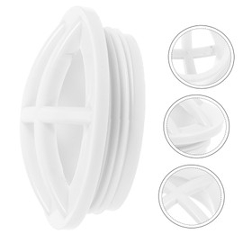 ORFOFE Abs Material Inlet Grille for Pool Wall Mount Safety Strainer Inlet Accessory